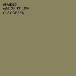 #8A8360 - Clay Creek Color Image